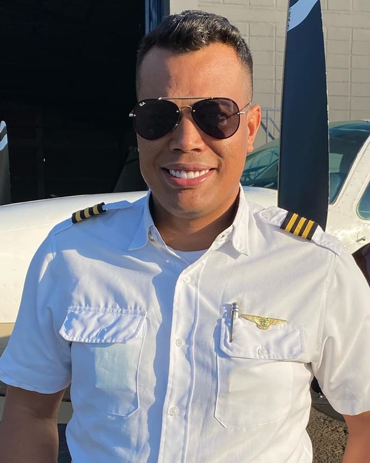João Pedro Lima Luz, piloto e fundador da Flight GO